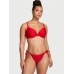 Купальник Victoria’s Secret Icon Push-Up Bikini Top & Bikini Bottom, Червоний
