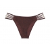 Купальник Бандо Victoria’s Secret Archives Strappy Hardware Bandeau Top & Brazilian Bikini Bottom, Burgundy Dots