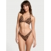 Купальник Victoria’s Secret Harlow Halter Push-Up Bikini Top & Thong Bikini Bottom, Леопардовий