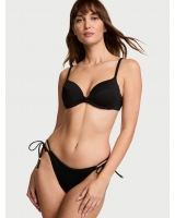 Купальник Victoria’s Secret Twist Push-Up Bikini Top & Side-Tie Bikini Bottom, Black 