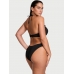 Купальник Victoria’s Secret Bombshell Add-2-Cups Push-Up Bikini Top & Brazilian Bottom, Чорний