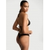 Купальник Victoria’s Secret Essential Triangle Bikini Top & Cinched Thong Bikini Bottom, Чорний