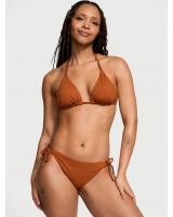 Купальник Victoria’s Secret Diamanté Essential Triangle Bikini Top & Side-Tie Bikini Bottom, Apple Cinnamon
