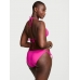 Купальник Victoria’s Secret Essential Triangle Bikini Top & Side-Tie Bikini Bottom, Яскраво-рожевий