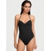 Купальник суцілиний монокіні Victoria’s Secret Essential Push-Up Cheeky One-Piece Swimsuit, Чорний