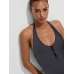 Купальник суцільний Victoria’s Secret Two-Tone Rib Plunge Zip One-Piece Swimsuit, Чорний