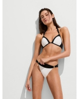 Купальник Victoria’s Secret Harlow Halter Push-Up Bikini Top & Bikini Bottom, Coconut White