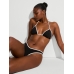 Купальник Victoria’s Secret Essential Triangle Bikini Top & Essential Brazilian Bottom, Чорно-білий