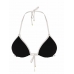 Купальник Victoria’s Secret Essential Triangle Bikini Top & Essential Brazilian Bottom, Чорно-білий