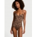 Купальник суцілиний монокіні Victoria’s Secret Essential Push-Up Cheeky One-Piece Swimsuit, Леопардовий