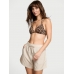 Пляжний костюм Victoria’s Secret Boyfriend Shirt Dress & Cover-Up Shorts, Бежевий