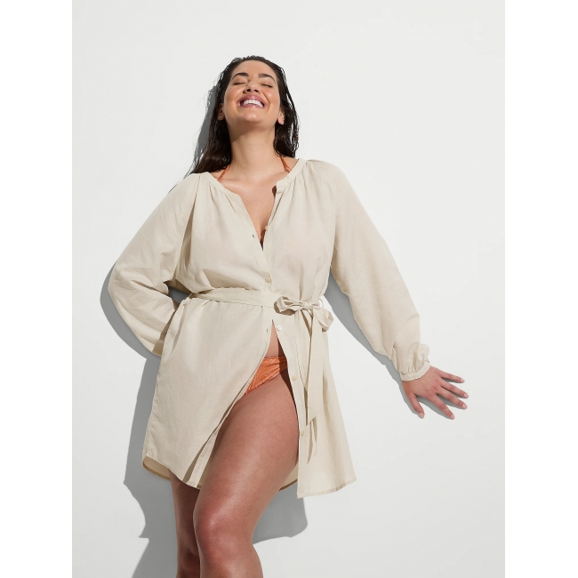 Пляжне Плаття-туніка Victoria’s Secret Crochet Cover-Up Dress, Бежеве