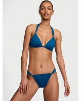 Купальник Victoria’s Secret Harlow Halter Push-Up Bikini Top & Bikini Bottom, Синій