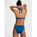 Купальник Victoria’s Secret Harlow Halter Push-Up Bikini Top & Bikini Bottom, Синій