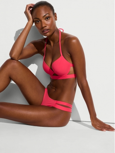 Купальник Victoria’s Secret Archives Banded Push-Up Bikini Top & Brazilian Bottom, Pink Island