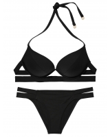 Купальник Victoria’s Secret Archives Banded Push-Up Bikini Top & Brazilian Bottom, Чорний