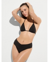 Купальник Victoria’s Secret Essential Triangle Bikini Top & Essential Cinched High-Waist Bikini Bottom, Чорний
