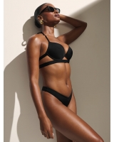 Купальник Victoria’s Secret Archives Banded Push-Up Bikini Top & Thong Bikini Bottom, Чорний