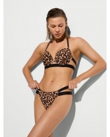 Купальник Victoria’s Secret Archives Banded Push-Up Bikini Top & Brazilian Bottom, Леопардовий