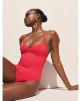 Купальник суцілиний монокіні Victoria’s Secret Essential Push-Up Cheeky One-Piece Swimsuit, Pink Island