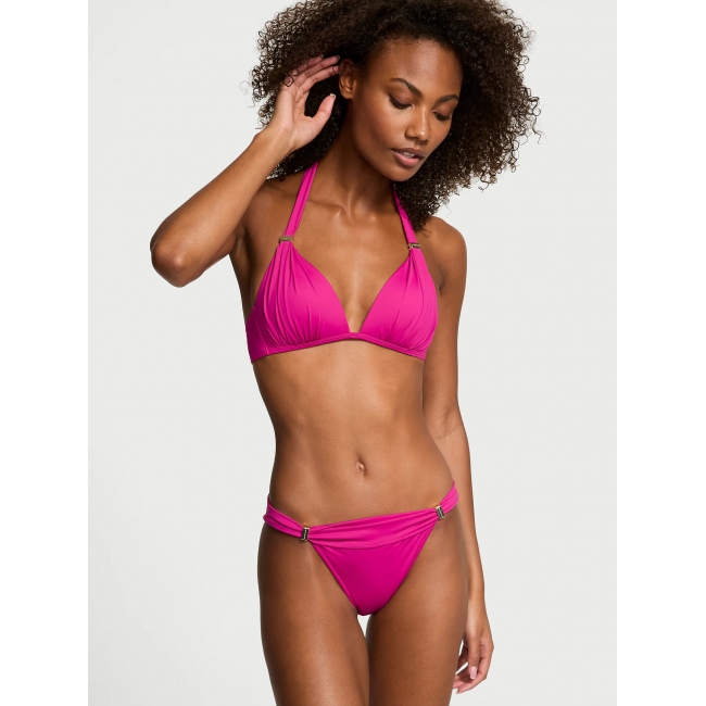 Купальник Victoria’s Secret Harlow Halter Push-Up Bikini Top & Bikini Bottom, Berry Blush