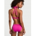 Купальник Victoria’s Secret Harlow Halter Push-Up Bikini Top & Bikini Bottom, Berry Blush