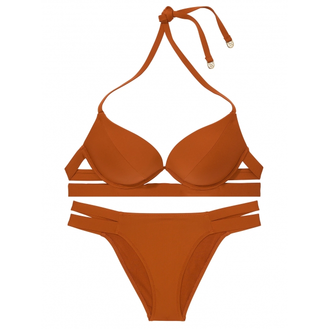 Купальник Victoria’s Secret Archives Banded Push-Up Bikini Top & Brazilian Bottom, Apple Cinnamon