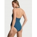 Купальник суцільний Victoria’s Secret Two-Tone Rib Plunge Zip One-Piece Swimsuit, Turq Oasis