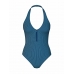 Купальник суцільний Victoria’s Secret Two-Tone Rib Plunge Zip One-Piece Swimsuit, Turq Oasis
