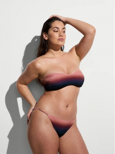 Купальник Victoria’s Secret Archives Sunset Ombré Bandeau Bikini Top & Ombré Side-Tie Bikini Bottom, Sunset Ombre