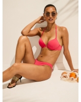 Купальник Victoria’s Secret Bombshell Add-2-Cups Push-Up Bikini Top & Brazilian Bottom, Pink Island