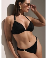 Купальник Victoria’s Secret Harlow Halter Push-Up Bikini Top & Bikini Bottom, Чорний
