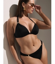 Купальник Victoria’s Secret Harlow Halter Push-Up Bikini Top & Bikini Bottom, Чорний