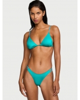 Купальник зі стразами Victoria’s Secret Shine Strap Triangle Bikini Top & Shine Strap Brazilian Bikini Bottom, Capri Sea