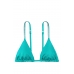 Купальник зі стразами Victoria’s Secret Shine Strap Triangle Bikini Top & Shine Strap Brazilian Bikini Bottom, Capri Sea