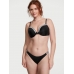 Купальник зі стразами Victoria’s Secret Shine Trim Push-Up Bikini Top & Brazilian Bikini Bottom, чорний