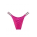 Купальник зі стразами Victoria’s Secret Shine Trim Push-Up Bikini Top & Brazilian Bikini Bottom, малиновий