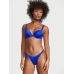 Купальник зі стразами Victoria’s Secret Shine Strap Sexy Push-Up Bikini Swim, синій одинарний пушап