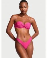 Купальник Бандо Victoria’s Secret Twist Push-Up Bandeau Top & Brazilian Bikini Bottom, рожевий