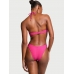 Купальник Бандо Victoria’s Secret Twist Push-Up Bandeau Top & Brazilian Bikini Bottom, рожевий