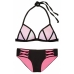 Купальник Victoria's Secret Pink з Push-up небесно-рожевий/чорний
