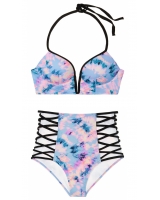 Купальник Victoria's Secret Pink Strappy V-Wire Plunge & High-Waist Bikini