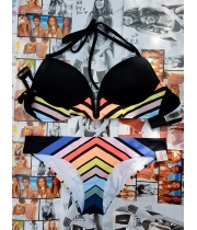 Купальник Victoria's Secret PINK Midline Plunge & Ruched Mini Bikini
