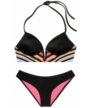 Купальник Victoria's Secret PINK Midline Plunge & Ruched Mini Bikini