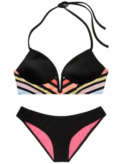 Купальник Victoria's Secret PINK Midline Plunge & Ruched Mini Bikini