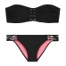 Купальник Victoria's Secret Pink Black Bandeau