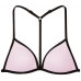 Купальник Victoria's Secret Pink з Push-up небесно-рожевий/чорний