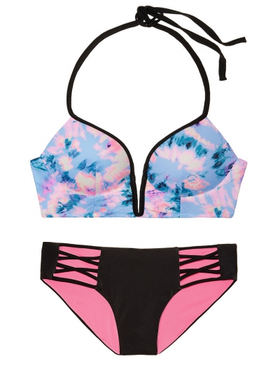 Купальник Victoria's Secret Pink мультиколор принт