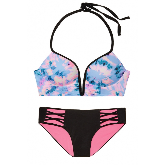Купальник Victoria's Secret Pink мультиколор принт