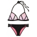 Купальник Victoria's Secret Pink з Push-up небесно-рожевий/чорний